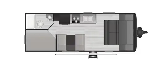 Keystone Hideout 212BH floor plan