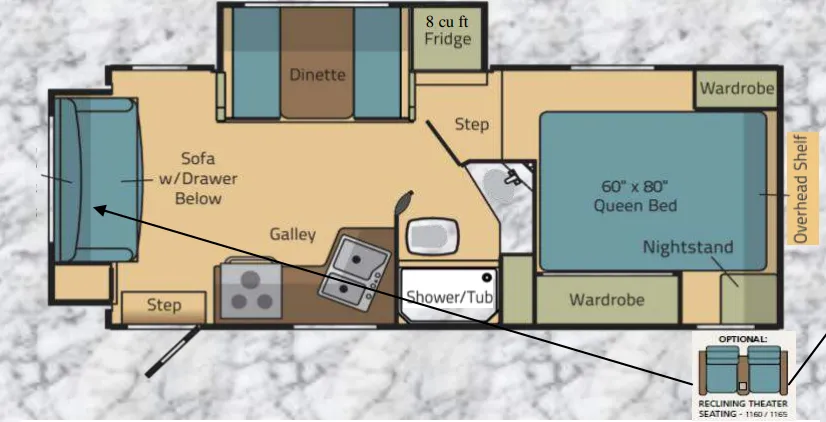 Adventurer Eagle Cap 1160 floor plan