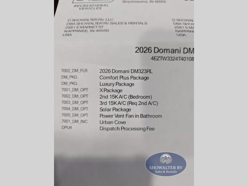 2026 KZ Domani DM323RL - Photo 2