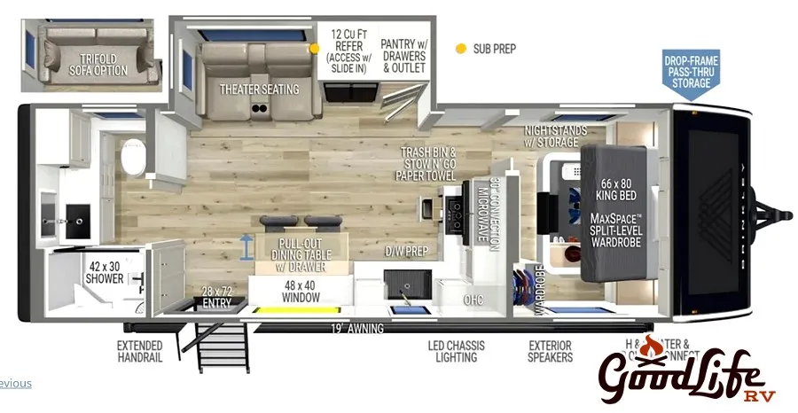 2026 Brinkley Model I 265 - Floor plan