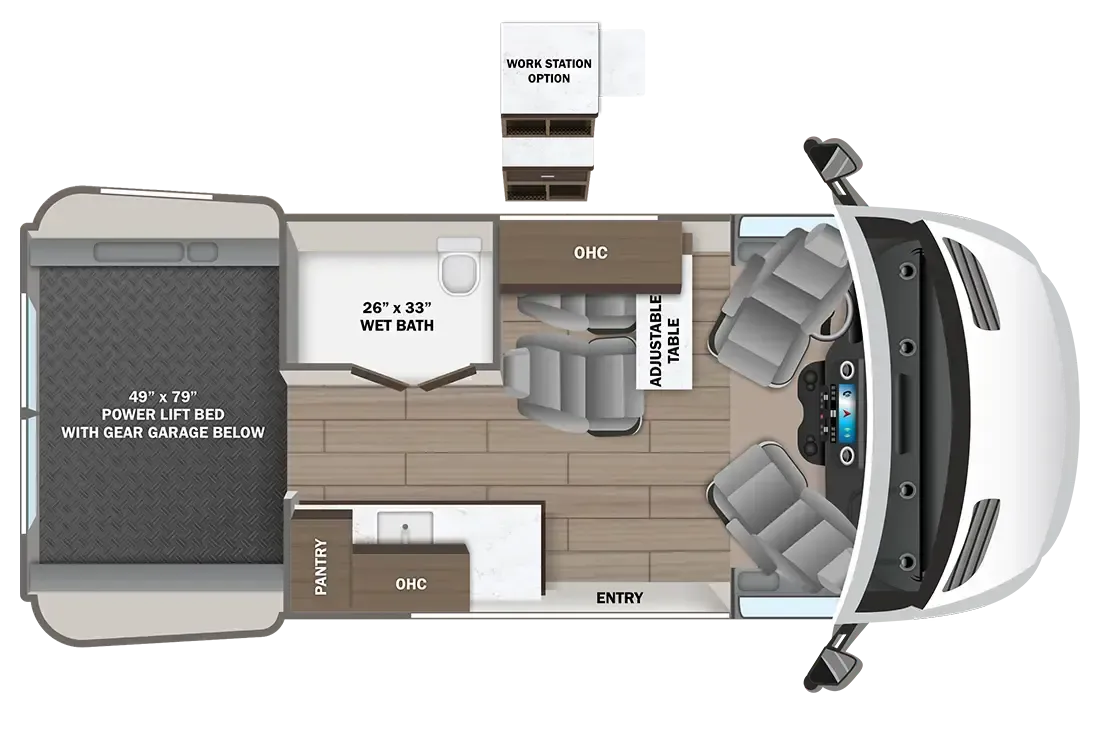 Entegra Coach Launch 19YG floor plan