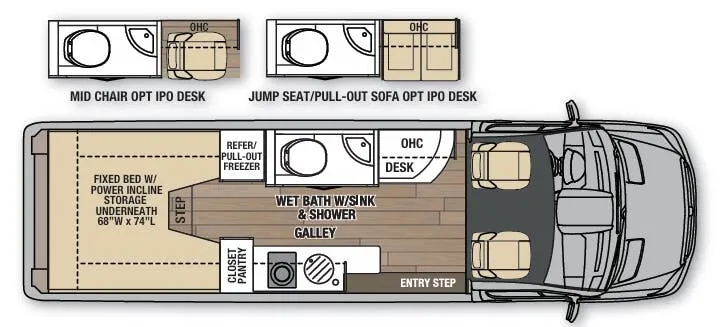 Coachmen Galleria 24A floor plan
