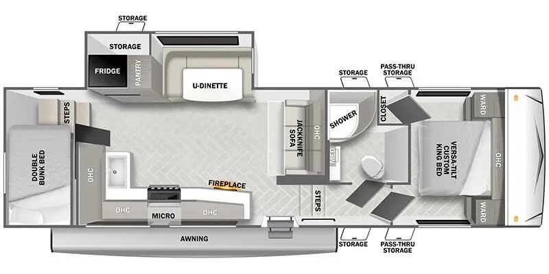 Forest River EVO Southwest F2705 floor plan