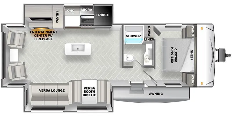 Forest River Wildwood Southwest 27RE floor plan