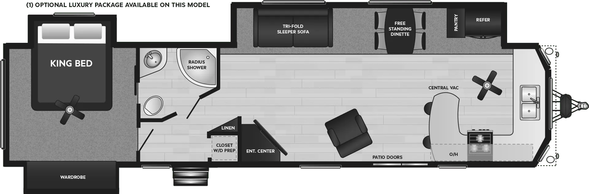 Keystone Retreat 391FKSS floor plan