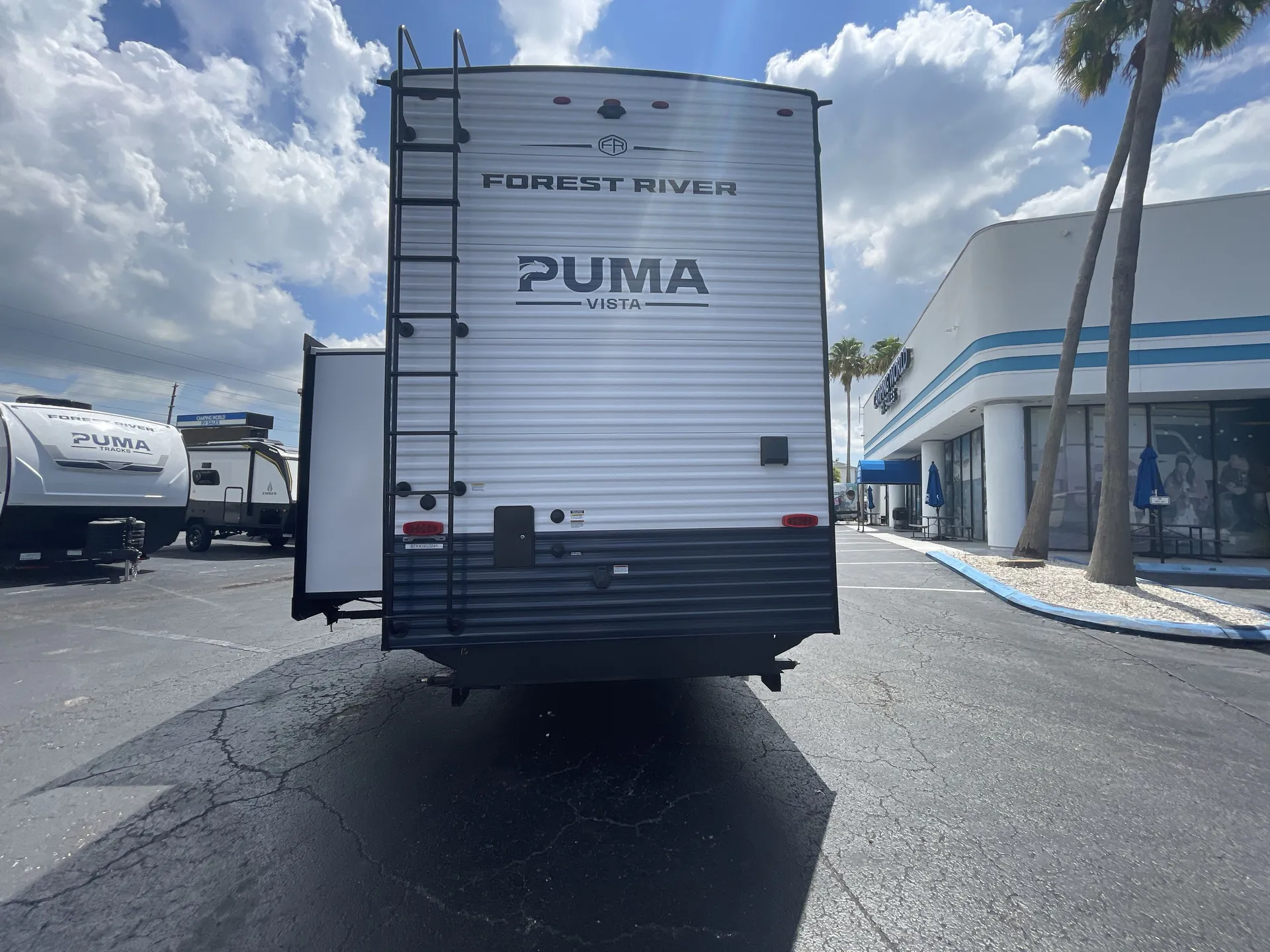 2027 Forest River Puma Vista 402LFT — backside
