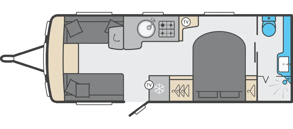 Swift Conqueror 580 floor plan