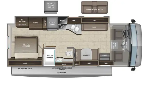 2022 Entegra Coach Vision 29S - Floor plan
