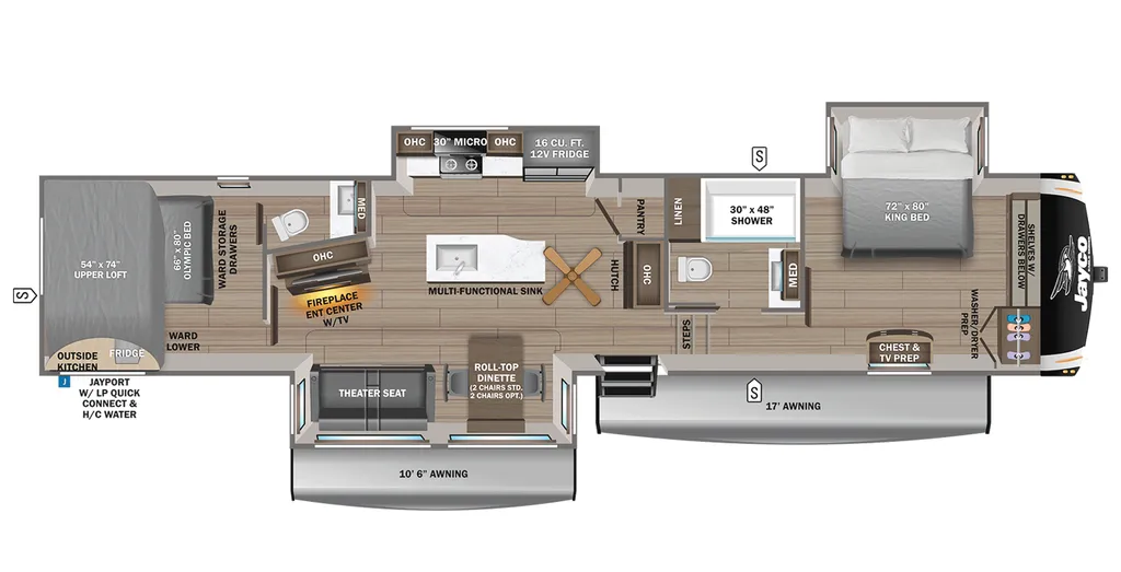 2026 Jayco Eagle 360DBOK floor plan