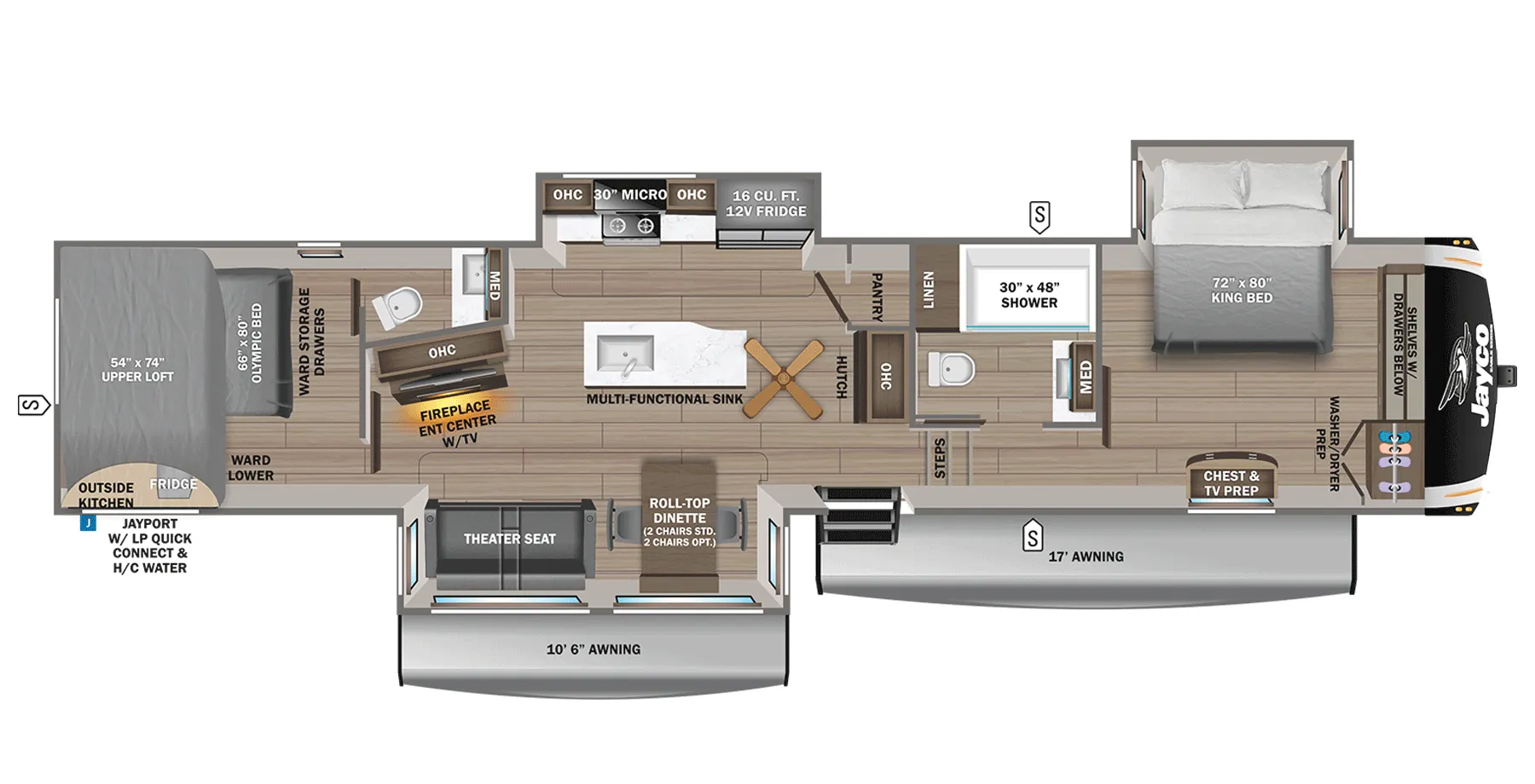 2026 Jayco Eagle 360DBOK - Floor plan