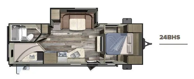 Starcraft Autumn Ridge Outfitter 24BHS floor plan