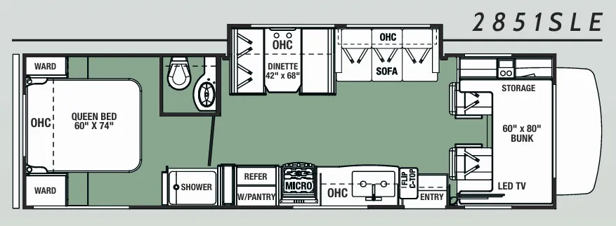 Forest River Forester LE 2851SLE floor plan