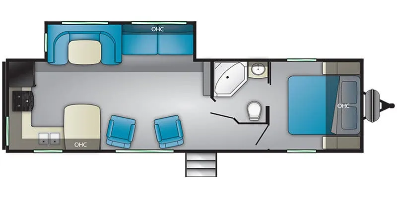 Heartland Trail Runner TR 27 RKS floor plan