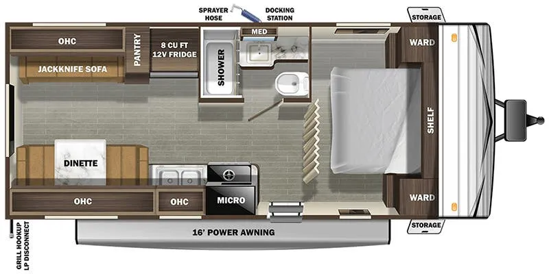Starcraft Autumn Ridge 21FB floor plan