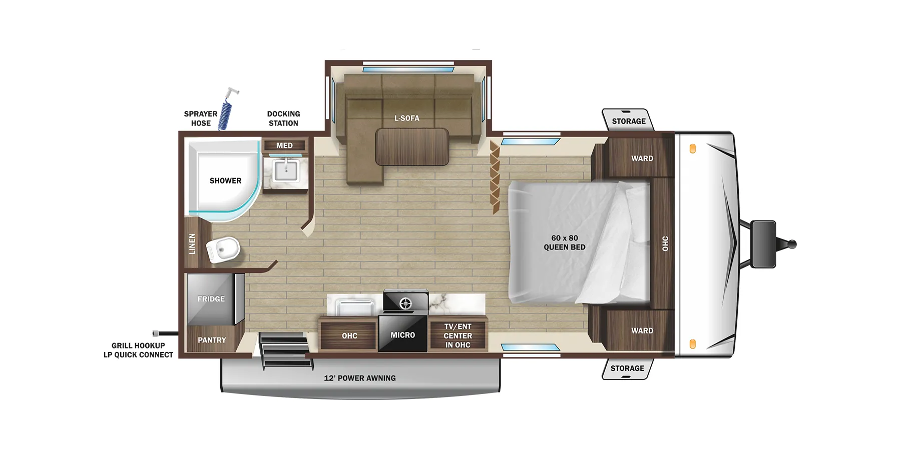 Starcraft Super Lite 212FB floor plan