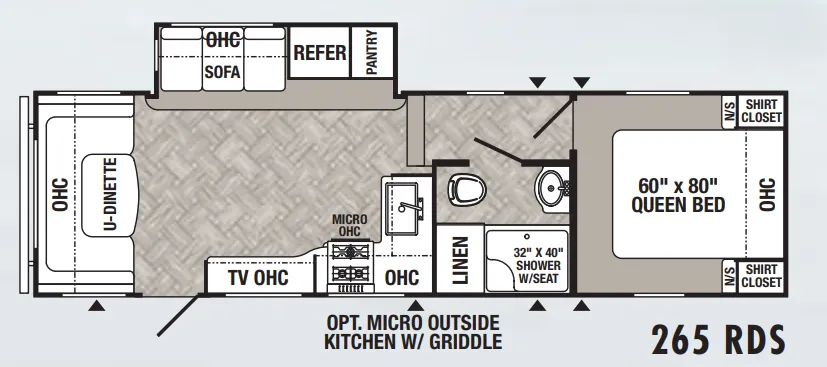 Palomino Puma 265RDS floor plan