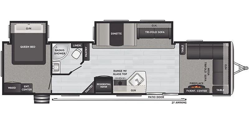 2023 Keystone Springdale 38FL - Floor plan