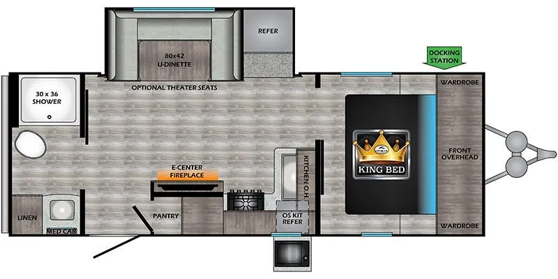 CrossRoads Cruiser Aire CR22RBS floor plan