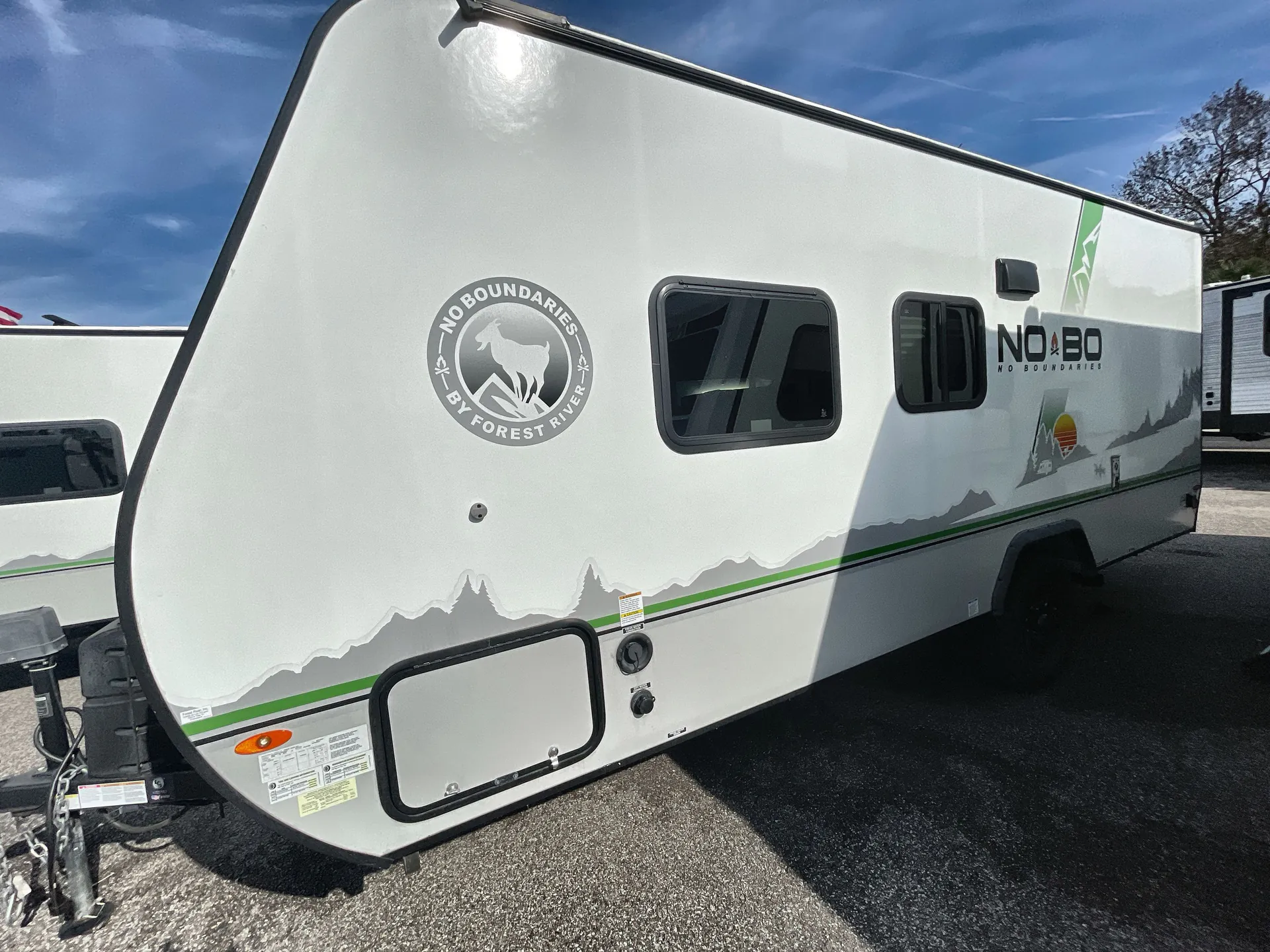 2021 Forest River No Boundaries NB19.8 — off campside