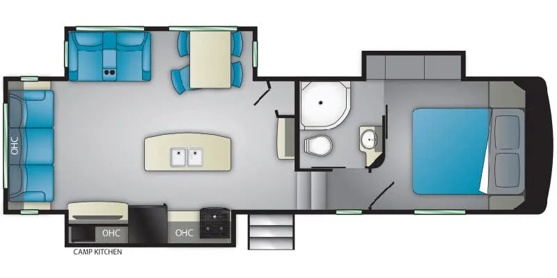Heartland Pioneer PI 290 floor plan