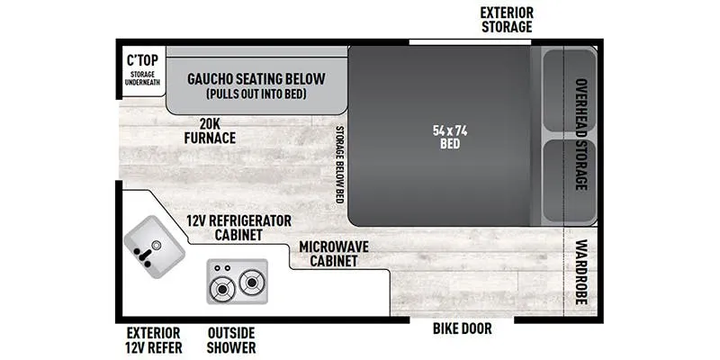 Coachmen Clipper Express 12.0TD MAX floor plan