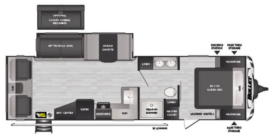 Keystone Bullet 291RLS exterior