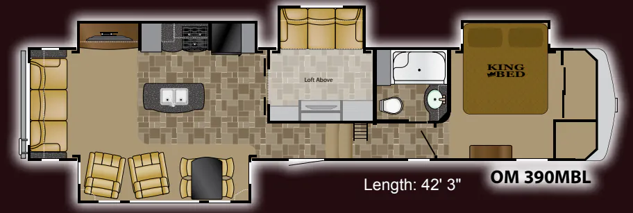 Heartland Oakmont 390MBL floor plan