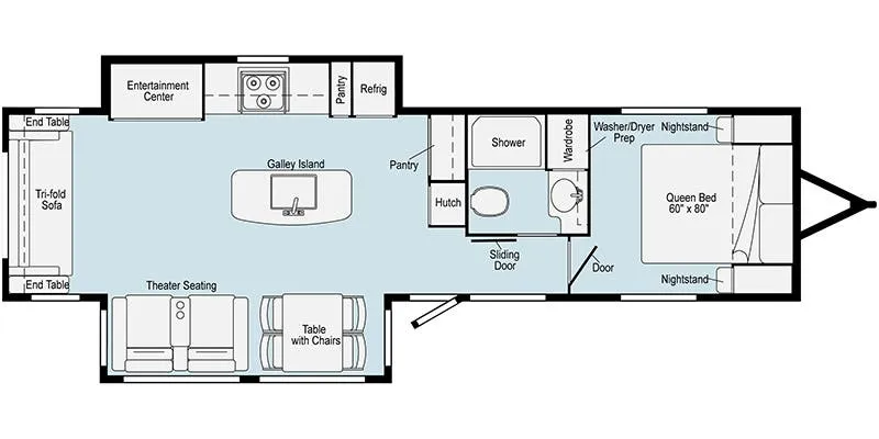 Winnebago Voyage V3235RL floor plan