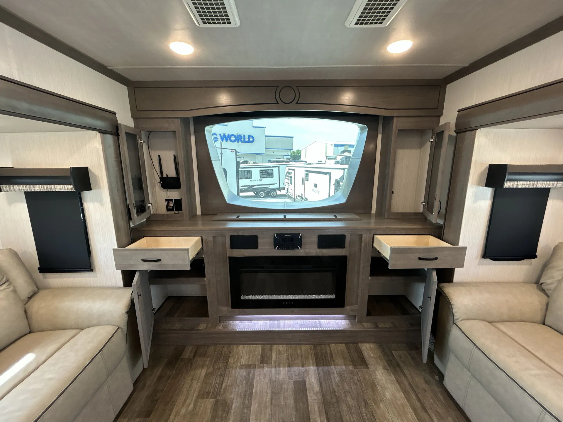 2021 Forest River Cedar Creek 371FL — fridge