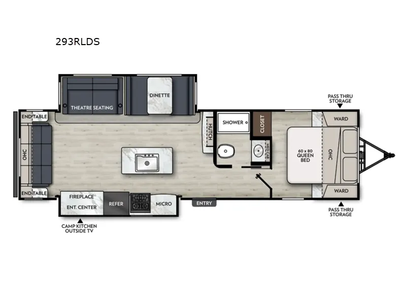 2026 Coachmen Apex Ultra Lite 293RLDS floor plan