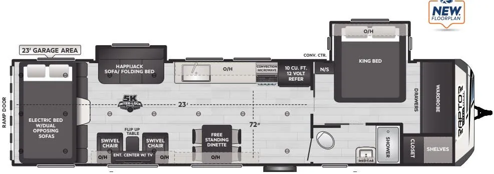 Keystone Carbon 33 floor plan
