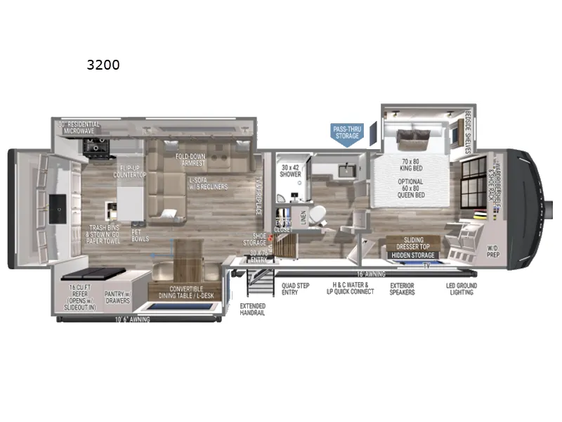2026 Brinkley Model Z 3200 floor plan