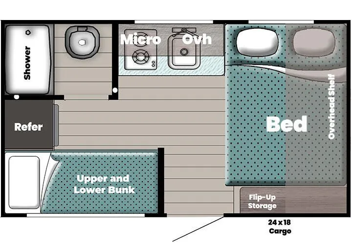 2026 Gulf Stream Ameri-Lite Super Lite 134BH - Photo 3