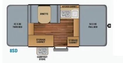 Jayco Jay Sport 8SD floor plan