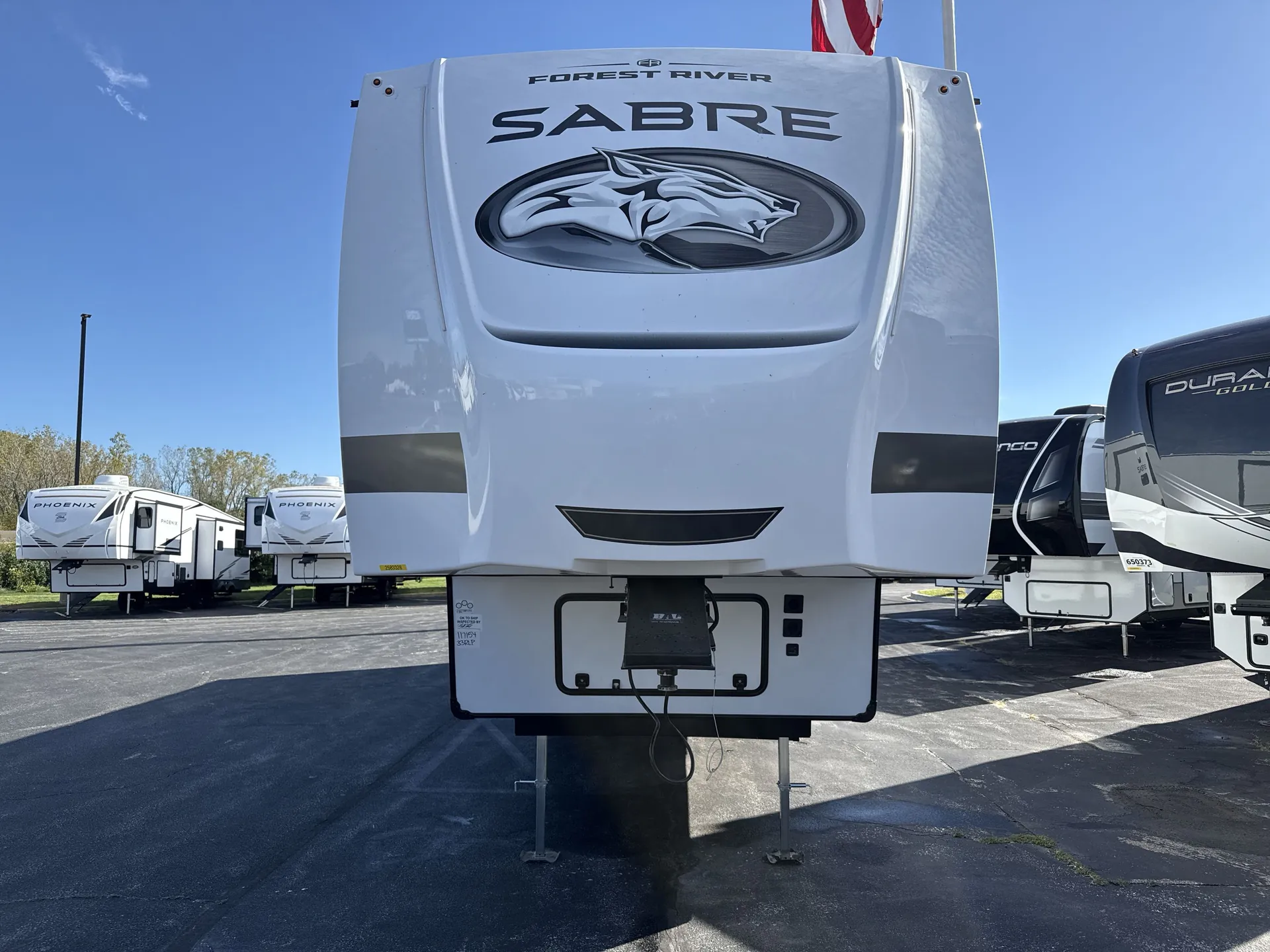 2026 Forest River Sabre 33RLP — off campside
