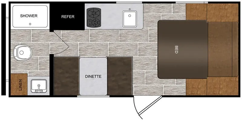Prime Time Avenger 16FQ floor plan