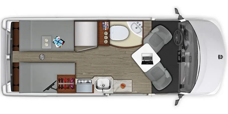 Roadtrek Play Base floor plan