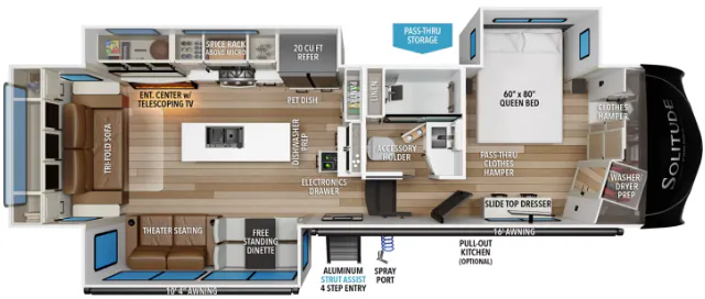 Grand Design Solitude 310GK floor plan