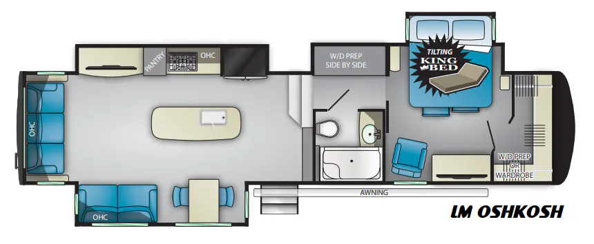 Heartland Landmark LM Oshkosh floor plan