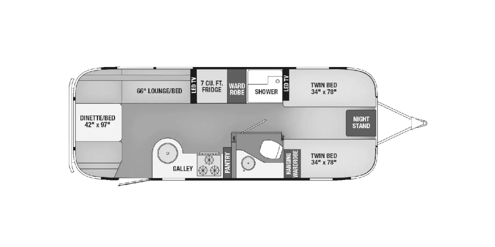 2018 Airstream International Serenity 25FB TWIN - Photo 3