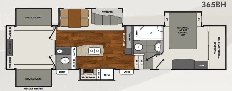 Coachmen Brookstone 365BH floor plan