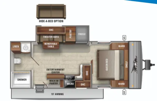 Jayco Jay Flight SLX 8 237RBS floor plan