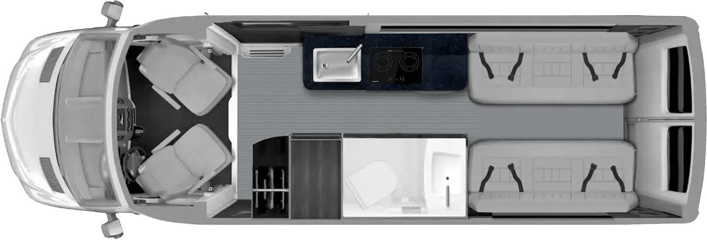 Grech RV Strada-ion TWIN BED floor plan