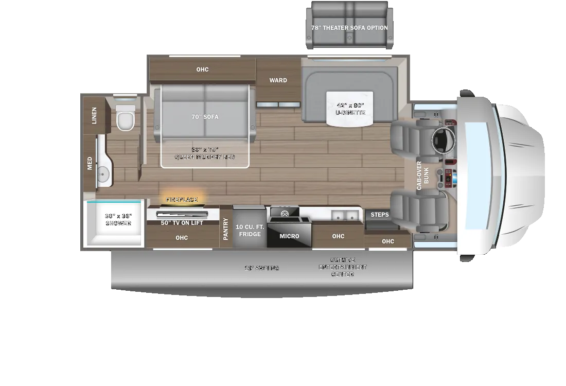 2025 Entegra Coach Esteem XL 30M - Floor plan