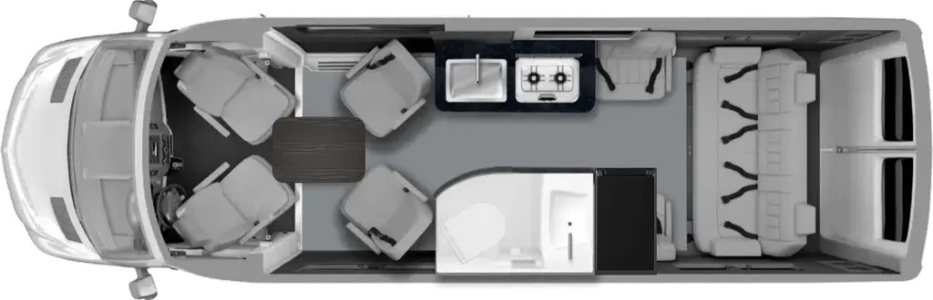 2026 Grech RV Strada-ion LOUNGE floor plan