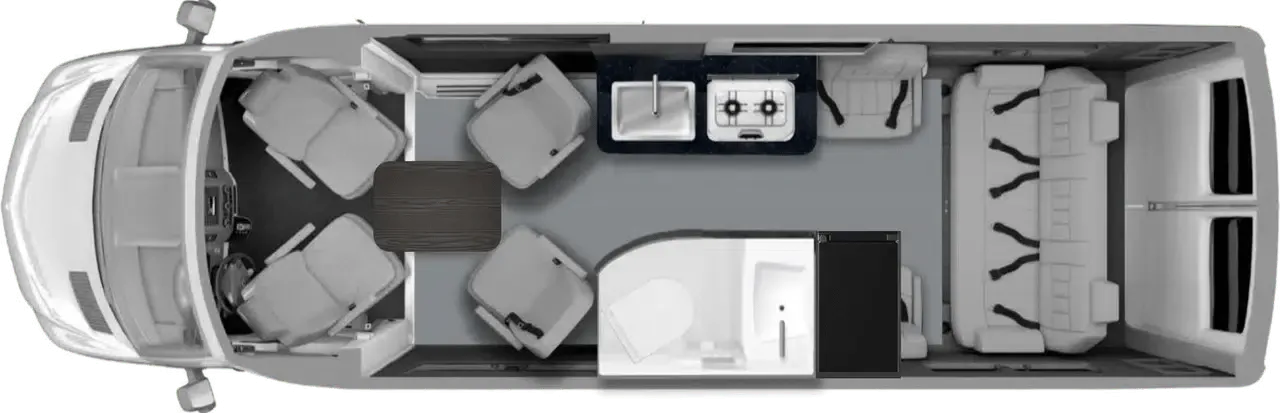 2026 Grech RV Strada-ion LOUNGE - Floor plan