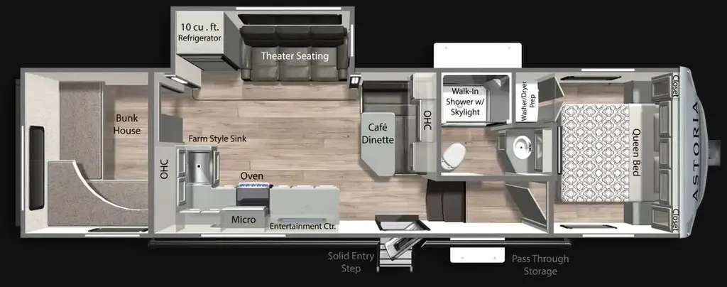 2026 Dutchmen Astoria 298BH floor plan