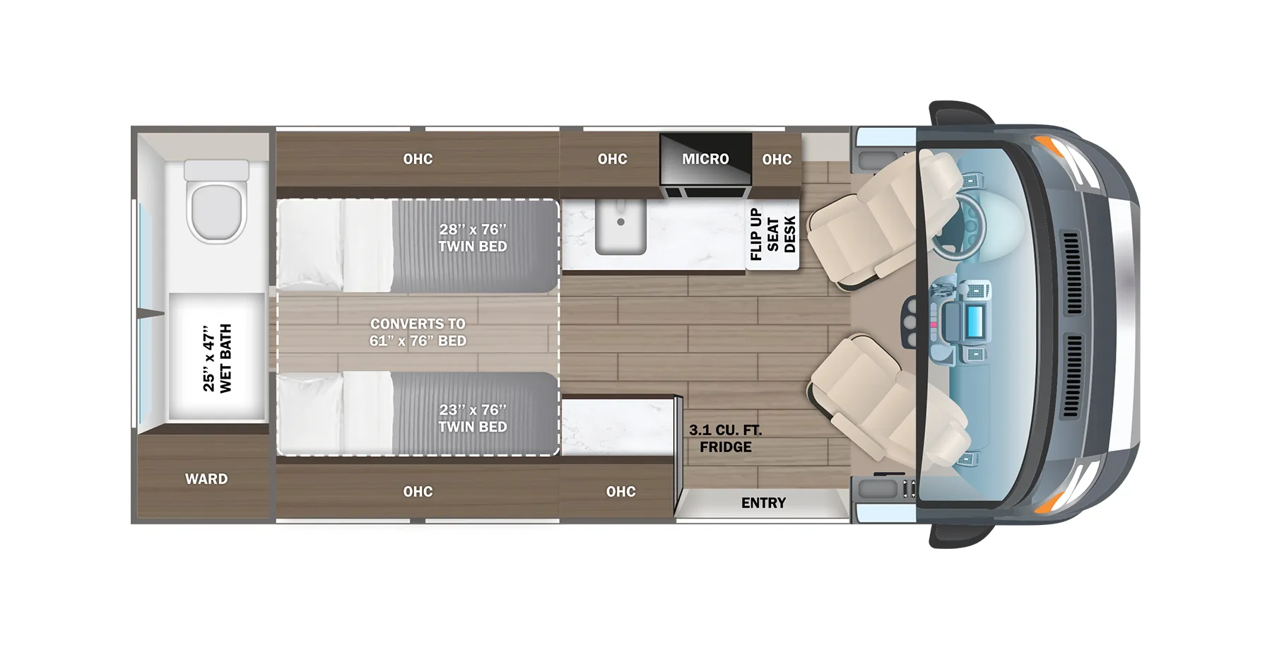 2026 Jayco Solstice 21T - Floor plan