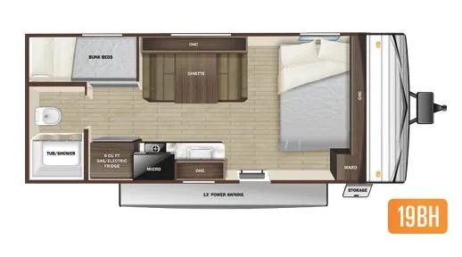 Highland Ridge Open Range Conventional 19BH floor plan