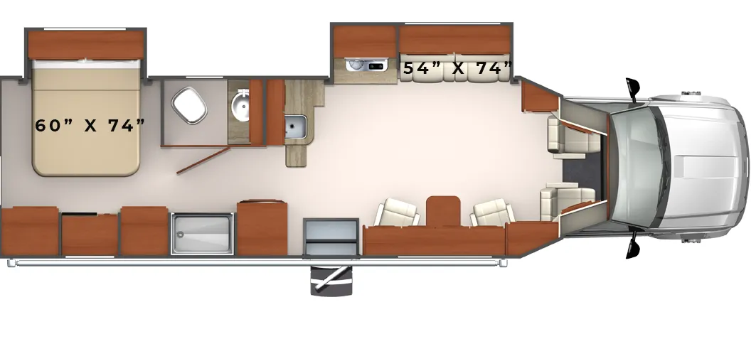 2021 Phoenix Cruiser 2910D - Floor plan